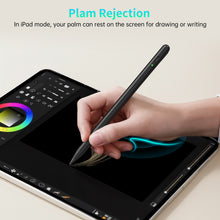 Load image into Gallery viewer, MEKO Dual System Pencil for Apple iPad & iPhone & Android, 15-Minute Fast Charge Universal Stylus Pens for Touch Screen, Precision Stylus for iPad Pro, Air, Mini(with Palm Rejection), Tablet Black