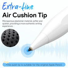 Load image into Gallery viewer, MEKO Ultra-Quiet Pencil for Apple iPad 2018-2026, 2X Fast Charge Stylus Pen for iPad a16 Compatible with iPad 6th-11th Gen, Pro 12.9/11/13/ M4/ M5, Air 3/4/5/M2/M3, Mini 5-7th Gen, Palm Rejection