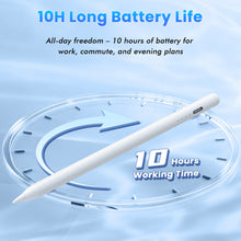 Load image into Gallery viewer, MEKO Pencil for Apple iPad 2018-2026, 10H Battery Life, 0.1mm Pixel Precision, Palm Rejection Pen for iPad 11 A16/10/9/8/7/6th Gen, Pro 12.9/11/13 Inch M4/M5, Air 3/4/5/M2/M3, 2 Extra Tips