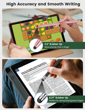 Load image into Gallery viewer, MEKO Stylus Pens for Touch Screens, Universal Tablet Pen Capacitive 2 in 1 Stylus for Switch/iPhone/iPad/pro/Mini/Air/Samsung/Tablet