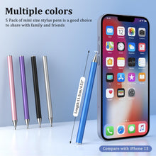 Load image into Gallery viewer, Precision Disc Stylus Pens for Touch Screens -5PCS