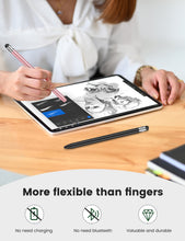 Load image into Gallery viewer, MEKO Stylus Pens for Touch Screens, Universal Tablet Pen Capacitive 2 in 1 Stylus for Switch/iPhone/iPad/pro/Mini/Air/Samsung/Tablet
