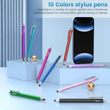 Load image into Gallery viewer, MEKO 10 Pack Stylus Pens for Touch Screens with Extra 20 Rubber Tips