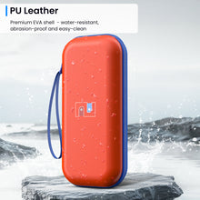 Load image into Gallery viewer, MEKO Carrying Case Compatible with Nintendo Switch 2 and Console 2025, Protective Travel Case with 10 Game Cartridges, Hard Portable Shell Pouch for Nintendo Switch 2 Console & Accessories Red+Blue