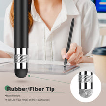 Load image into Gallery viewer, 2 in 1 rubber stylus Touch Pen Universal -2 PCS