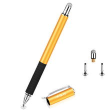 Load image into Gallery viewer, 2-in-1 Stylus Precision Disc Styli Touch Screen Pen with 3 Replaceable Tips
