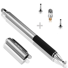 Load image into Gallery viewer, 2-in-1 Stylus Precision Disc Styli Touch Screen Pen with 3 Replaceable Tips
