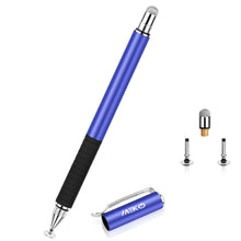 Load image into Gallery viewer, 2-in-1 Stylus Precision Disc Styli Touch Screen Pen with 3 Replaceable Tips
