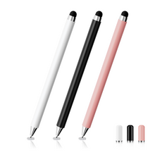 Load image into Gallery viewer, MEKO Stylus Pens for Touch Screens 3Pack, 2 in 1 Tablet Pencil with Magnetic Cap, High Precision Stylus Pen for iPad Compatible with Apple, iPhone, Android, Tablets, Phones, Switch (Black&amp;White&amp;Rose)
