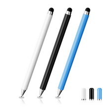 Load image into Gallery viewer, MEKO Stylus Pens for Touch Screens 3Pack, 2 in 1 Tablet Pencil with Magnetic Cap, High Precision Stylus Pen for iPad Compatible with Apple, iPhone, Android, Tablets, Phones, Switch(Black&amp;White&amp;Blue)
