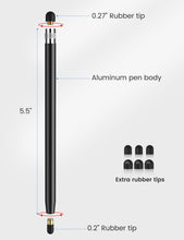 Load image into Gallery viewer, MEKO Stylus Pens for Touch Screens, Universal Tablet Pen Capacitive 2 in 1 Stylus for Switch/iPhone/iPad/pro/Mini/Air/Samsung/Tablet
