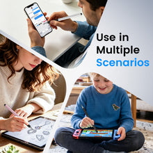 Load image into Gallery viewer, MEKO 2-in-1 Stylus Pens for Touch Screens 3Pack, Anti-Slip Grip High Capacitive Universal Tablet Pen for iPhone/iPad/pro/Mini/Air/Samsung/Tablet/Switch, 3 Disc Tips and Rubber Tips
