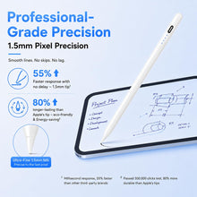 Load image into Gallery viewer, MEKO Pencil for Apple iPad 2018-2026, 10H Battery Life, 0.1mm Pixel Precision, Palm Rejection Pen for iPad 11 A16/10/9/8/7/6th Gen, Pro 12.9/11/13 Inch M4/M5, Air 3/4/5/M2/M3, 2 Extra Tips
