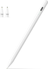 Load image into Gallery viewer, MEKO Ultra-Quiet Pencil for Apple iPad 2018-2026, 2X Fast Charge Stylus Pen for iPad a16 Compatible with iPad 6th-11th Gen, Pro 12.9/11/13/ M4/ M5, Air 3/4/5/M2/M3, Mini 5-7th Gen, Palm Rejection
