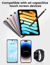 Load image into Gallery viewer, MEKO Stylus Pens for Touch Screens, Universal Tablet Pen Capacitive 2 in 1 Stylus for Switch/iPhone/iPad/pro/Mini/Air/Samsung/Tablet

