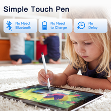 Load image into Gallery viewer, MEKO Stylus Pens for Touch Screens 3Pack, 2 in 1 Tablet Pencil with Magnetic Cap, High Precision Stylus Pen for iPad Compatible with Apple, iPhone, Android, Tablets, Phones, Switch(Black&amp;White&amp;Blue)
