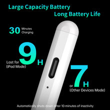 Load image into Gallery viewer, MEKO Dual System Pencil for Apple iPad &amp; iPhone &amp; Android, 15-Minute Fast Charge Universal Stylus Pens for Touch Screen, Precision Stylus for iPad Pro, Air, Mini(with Palm Rejection), Samsung, Tablet
