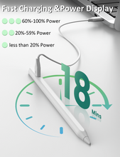 Load image into Gallery viewer, MEKO Pencil for Apple iPad 2018-2025 with Findmy Support，Tilt Sensitivity&amp; Palm Rejection Pen for iPad A16/10/9/8 &amp; Air 13/11 &amp; Pro 12.9/13/11 &amp; Mini 7/6/5
