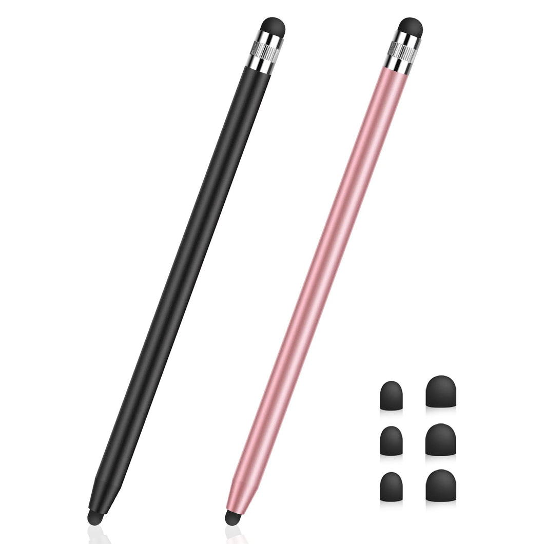 2 in 1 rubber stylus Touch Pen Universal -2 PCS