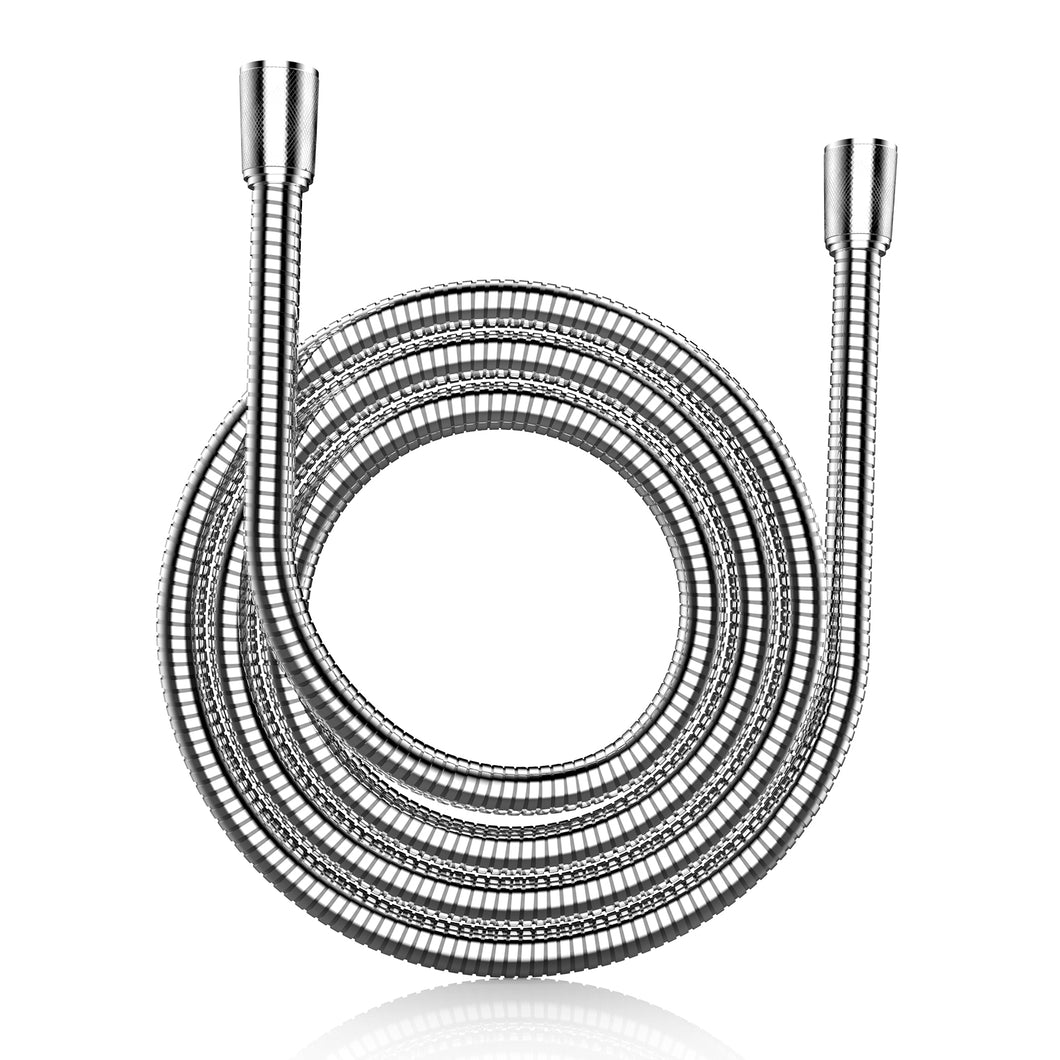 MEKO Shower Hose 1.8m, Stainless Steel Leakproof Shower Hoses，Replacement 9mm (Outer)/6mm(Inner) Large Bore Universal Standard G1/2