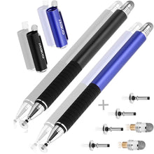 Load image into Gallery viewer, 2-in-1 Stylus Precision Disc Styli Touch Screen Pen with 3 Replaceable Tips-2 PCS
