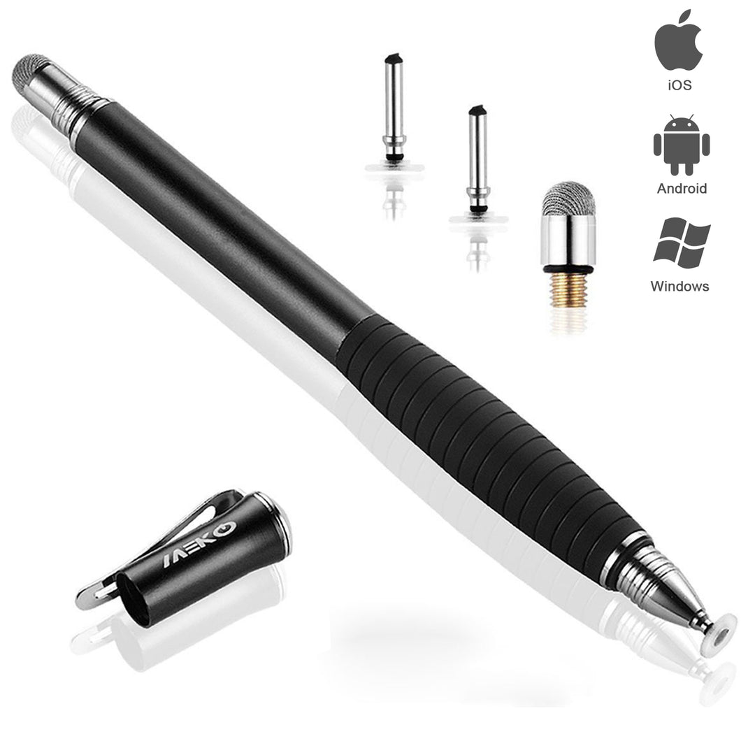 2nd Gen[2 in 1 Precision Series] Universal Disc Stylus Touch Screen Pen