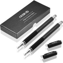 Load image into Gallery viewer, 2-in-1 Stylus Precision Disc Styli Touch Screen Pen with 3 Replaceable Tips-2 PCS
